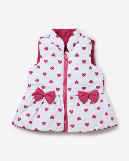 Zip-Front Sleeveless Puffer Jacket