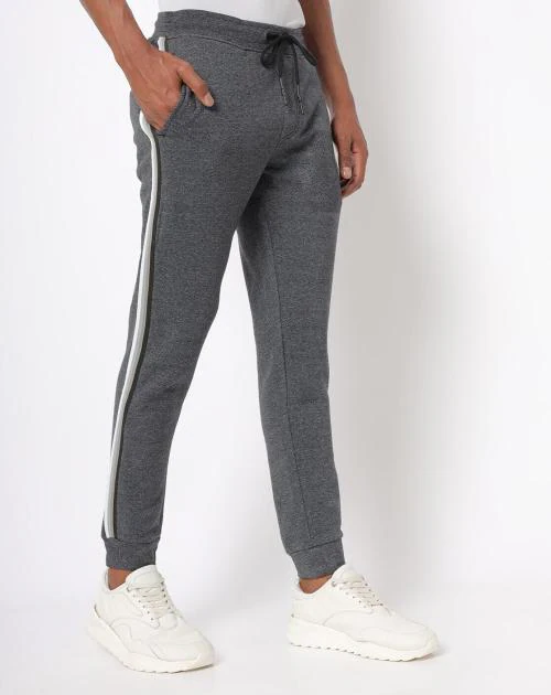 Mid-Rise Joggers with Elasticated Drawstring Waist