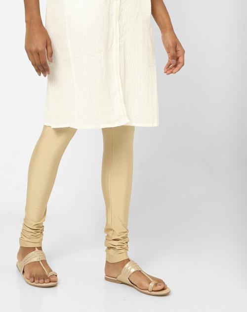 Churidar Leggings with Elasticated Waistband