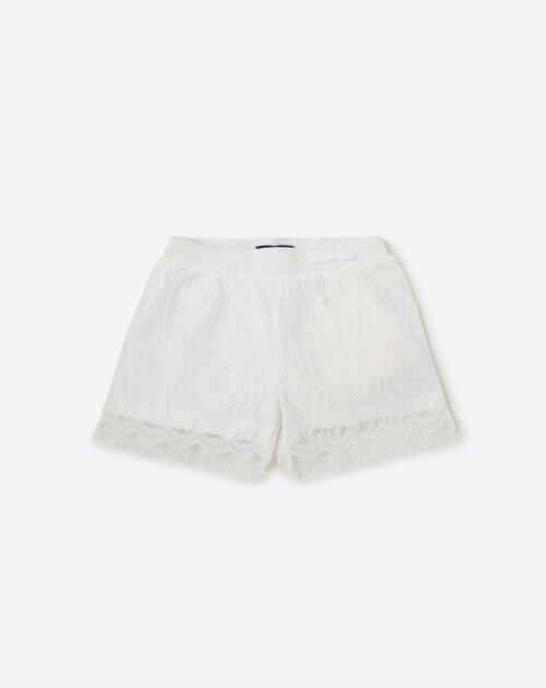 Lace Shorts with Elasticated Waist