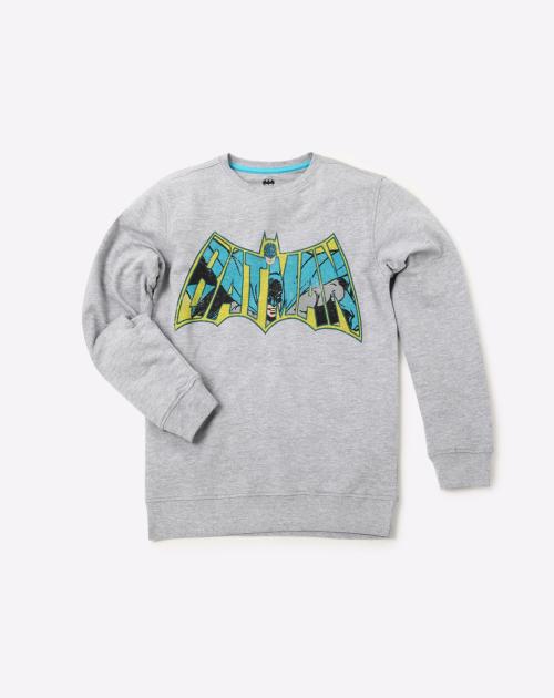 Batman Print Crew-Neck Sweatshirt