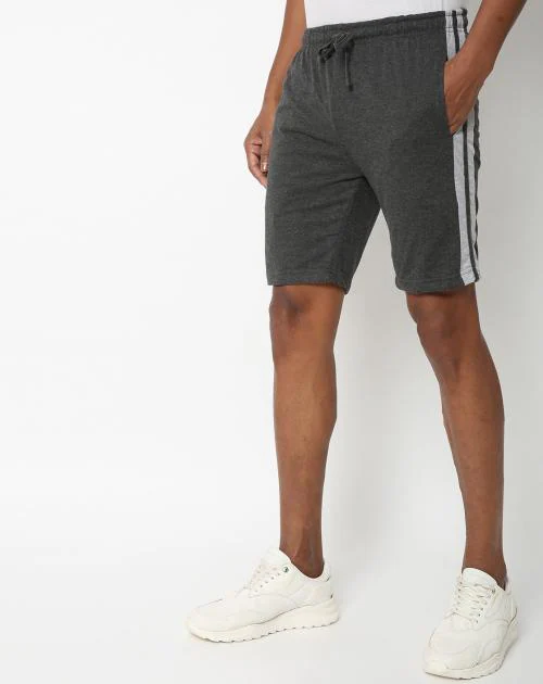 Heathered Shorts with Insert Pocket