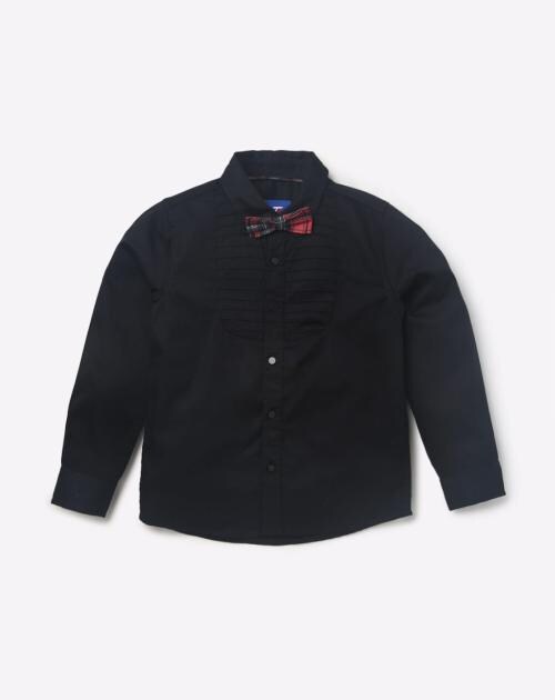 Shirt with Bow Tie