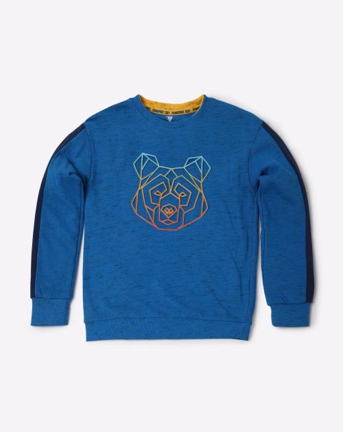 Printed Round-Neck Sweatshirt