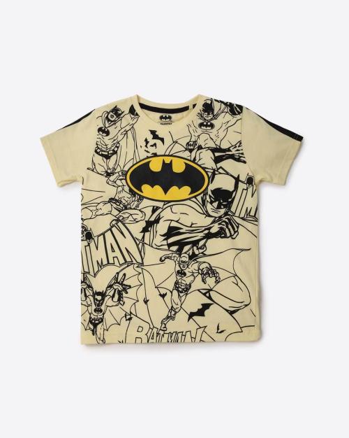Batman Print Crew-Neck T-shirt