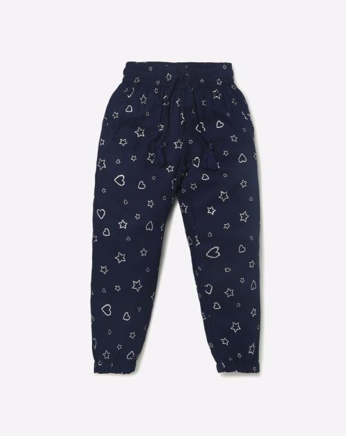 Printed Cuffed Pants