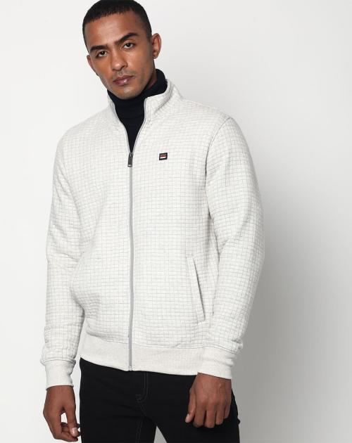 zip front sweatshirt