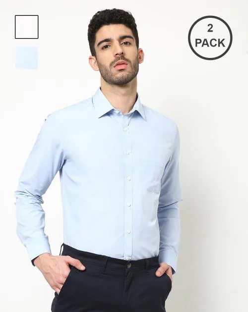 Pack of 2 Shirts with Patch Pocket
