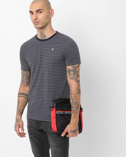 Striped Crew-Neck T-shirt