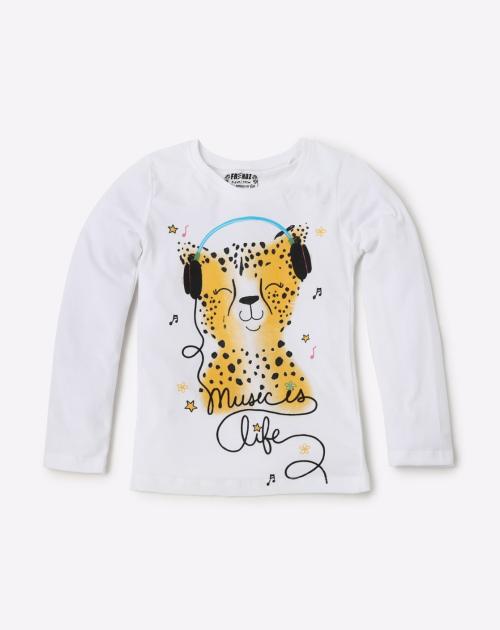 Graphic Print Crew-Neck T-shirt