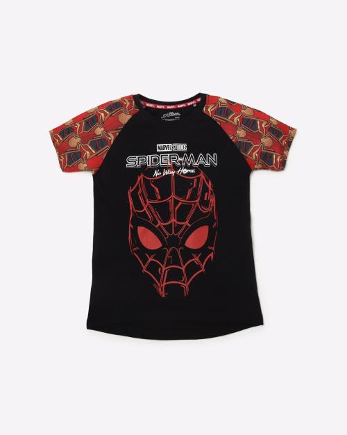 Buy Spider-Man Print Crew-Neck T-shirt Online at Best Prices in India - JioMart.