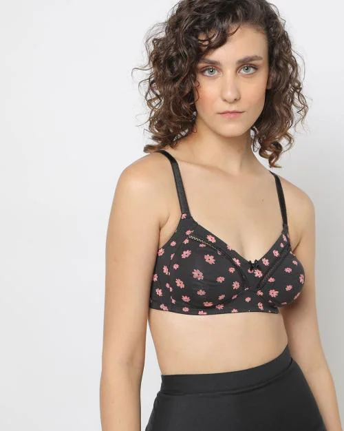 Non Padded Non Wired Cotton Soft Bra EC12P