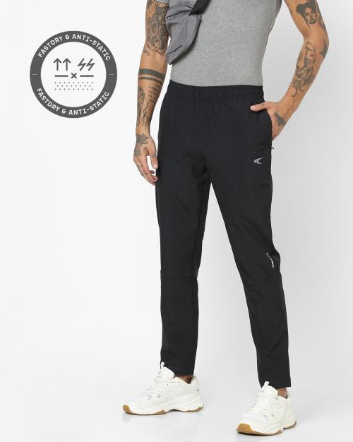 Panelled Quick-Dry Straight Track Pants