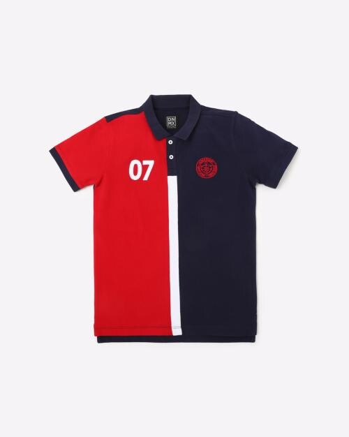 Cut & Sew Polo T-shirt