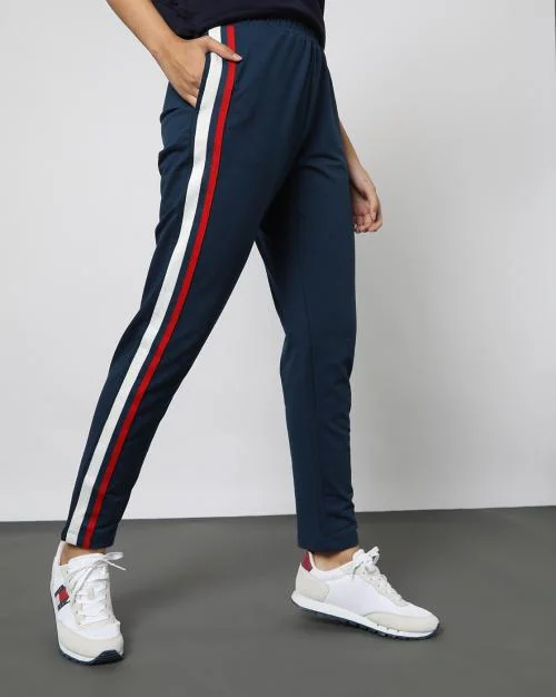 Women Track Pants with Side Taping