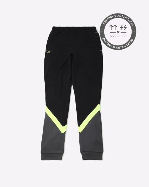 Colourblock Relaxed Fit Straight Track Pant