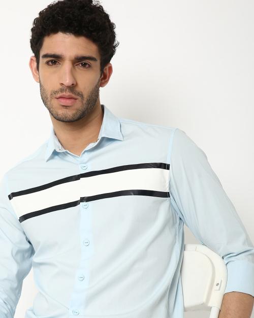 Buy Men Slim Fit SpreadCollar Shirt Online at Best Prices in India JioMart.