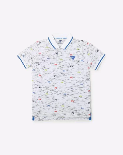 Printed Polo T-shirt - JioMart