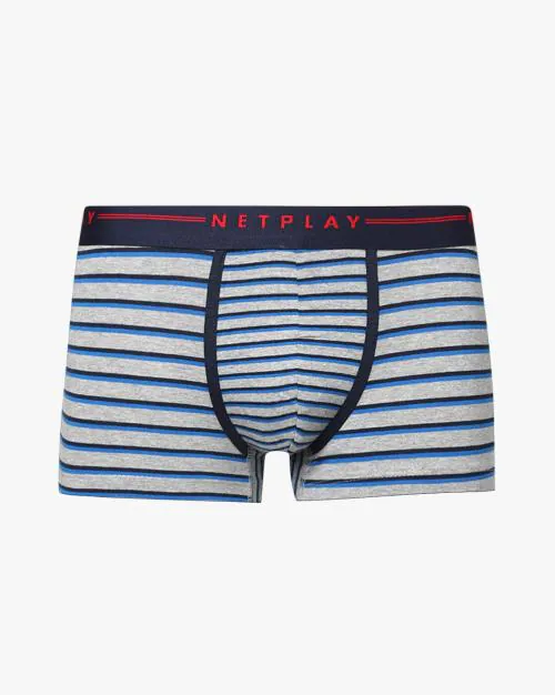 Striped Trunks with Elasticated Waist