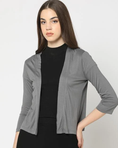 Shrug with Shawl Lapel