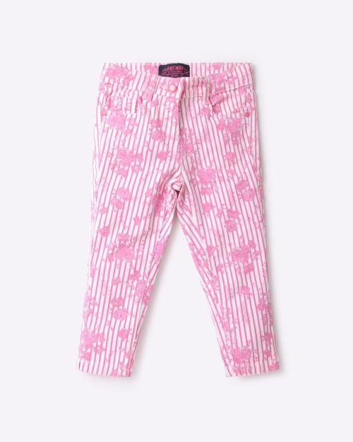 Floral Print Cotton Pants