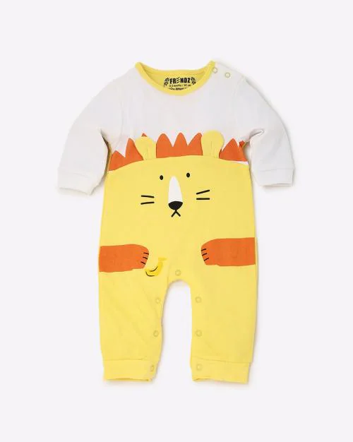 Rompers with Tiger Applique