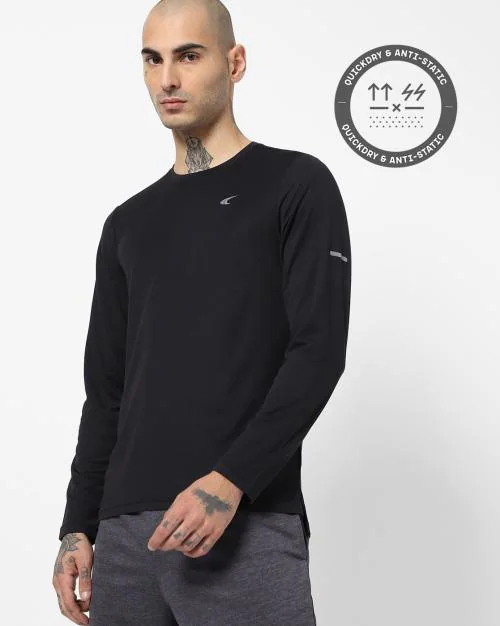 Fastdry Full-Sleeve Crew-Neck T-shirt