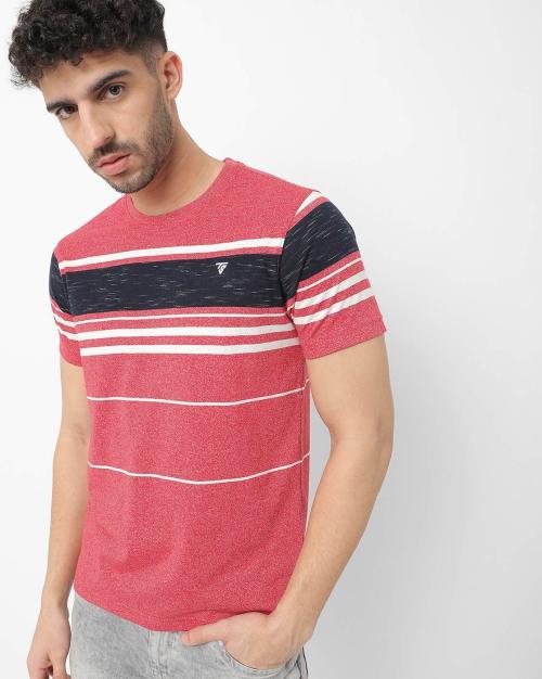 Striped Crew-Neck T-shirt