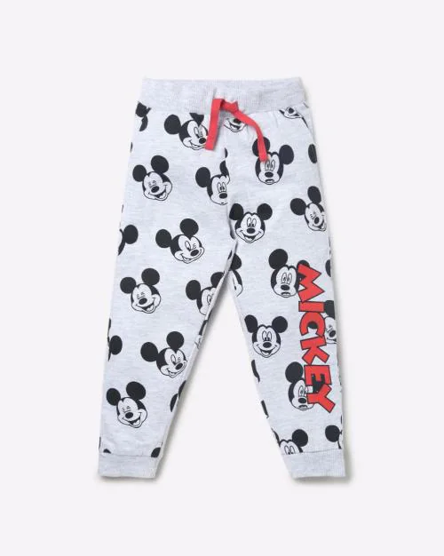 Mickey Mouse Print Track Pants