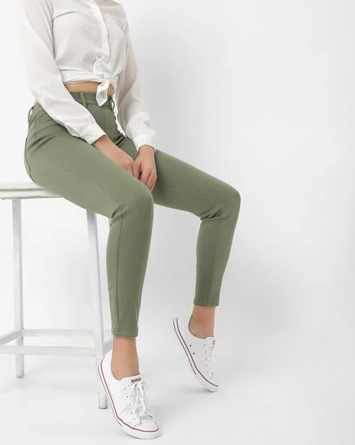 Skinny Pants with Insert Pockets