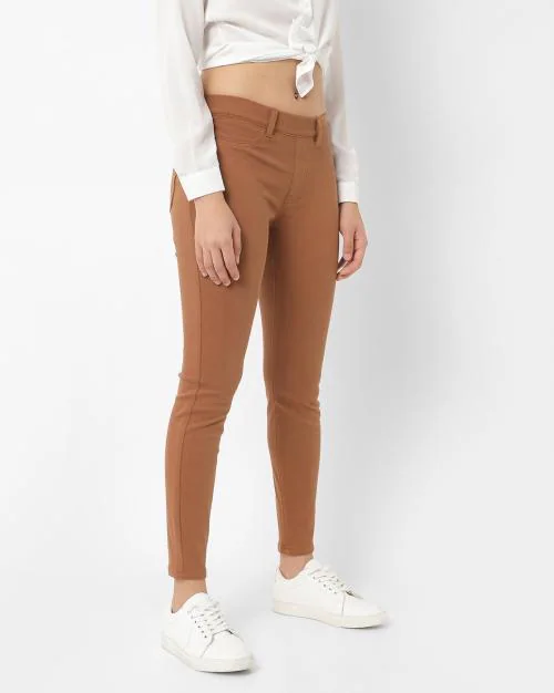 Skinny Pants with Insert Pockets