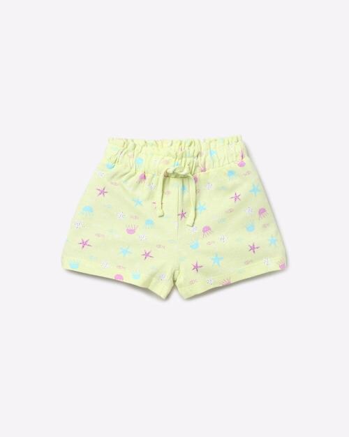 Printed Shorts with Elasticated Waistband