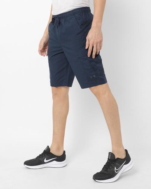 Solid Cargo Shorts