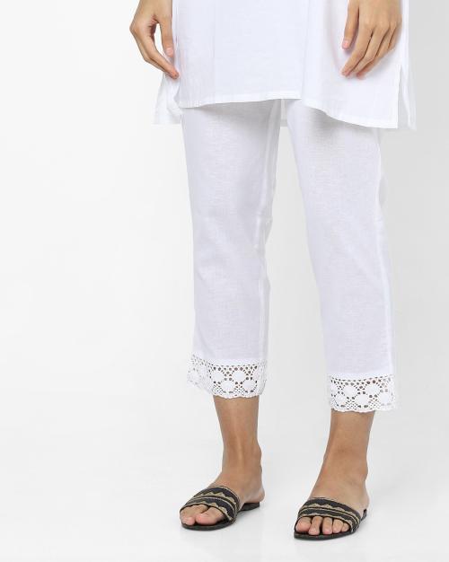 Buy Pants with Schiffli Hemline Online at Best Prices in India JioMart.