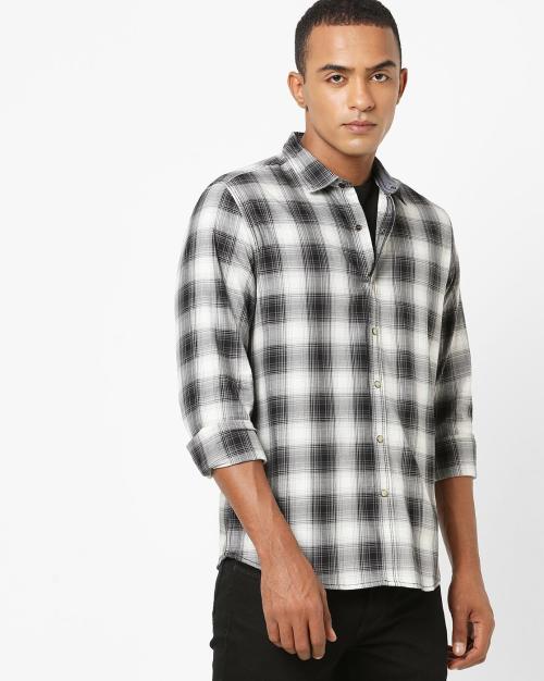Buy Checked Cotton Shirt Online at Best Prices in India JioMart.