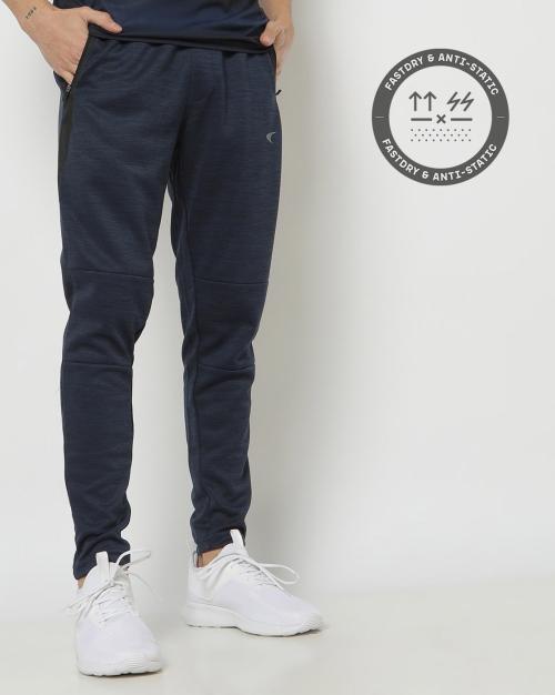 Logo Print Track Pants with Insert Pockets