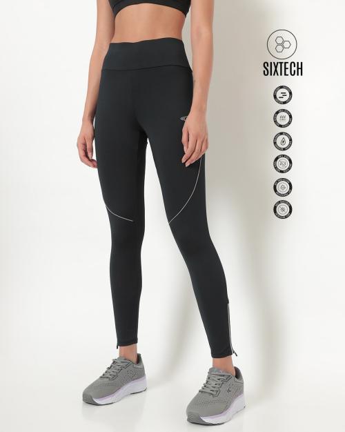 Fast-Dry Leggings with Back Zipper Pocket