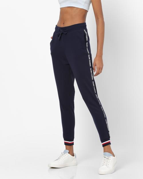 Buy Women MidRise AnkleLength Joggers with Elasticated Drawstring