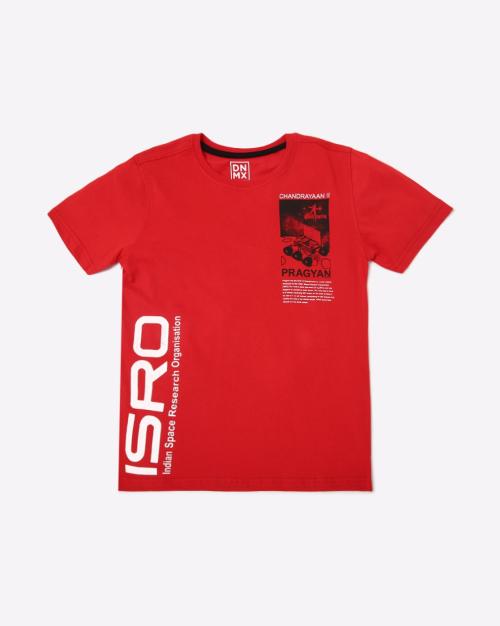 ISRO X A47 Printed Crew-Neck T-shirt