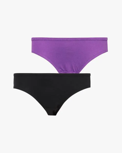 Buy Pack of 2 Cotton Low Rise Bikini Panty Online at Best Prices in