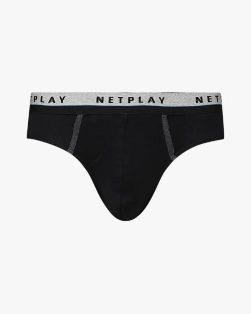 Briefs with Logo Waistband