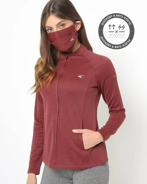 Fastdry Panelled Training Jacket with Mask