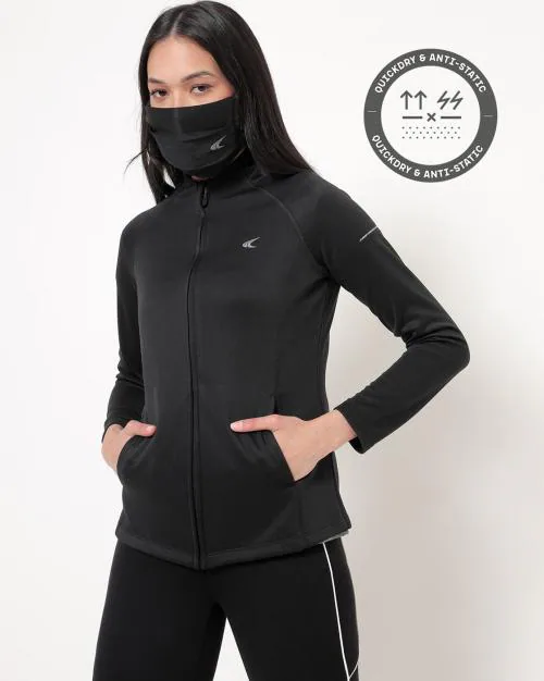 Fastdry Panelled Training Jacket with Mask
