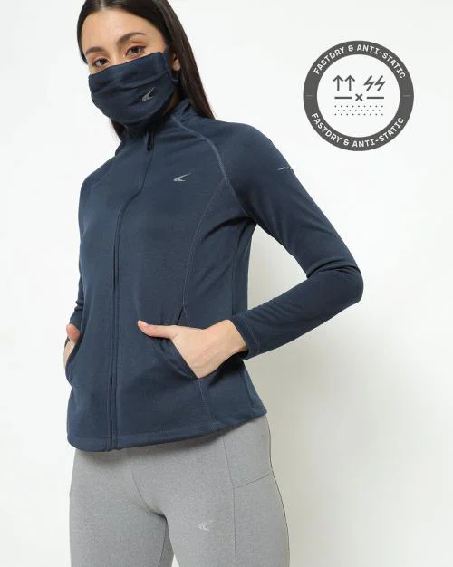 Fastdry Panelled Training Jacket with Mask