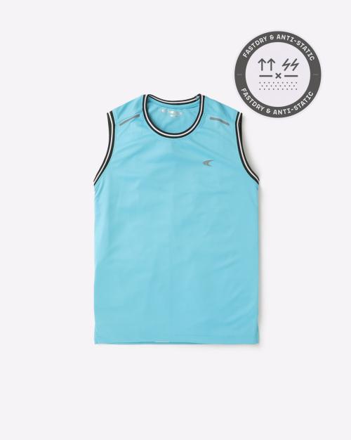 Logo Print Fastdry Sleeveless T-shirt