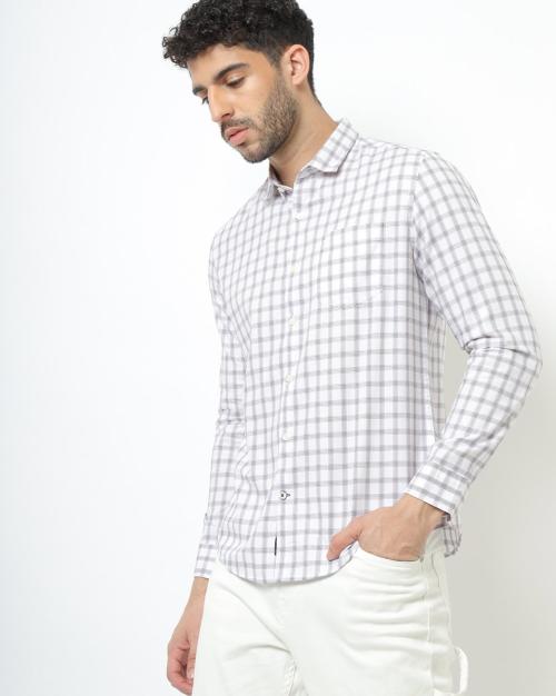NP35 BSC Slim Fit Checked Shirt