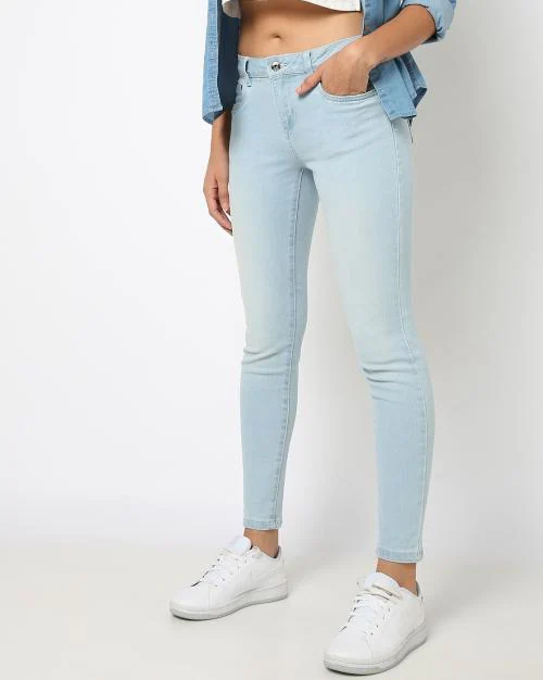 Buy Skinny Fit MidRise Jeans Online at Best Prices in India JioMart.