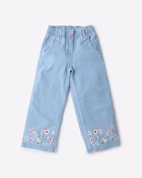 Floral Print Relaxed Fit Jeans