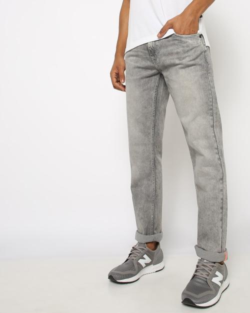 Buy Washed Slim Fit Jeans Online at Best Prices in India JioMart.