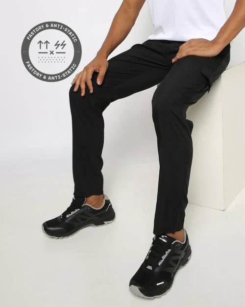 Track Pants with Flap Pockets